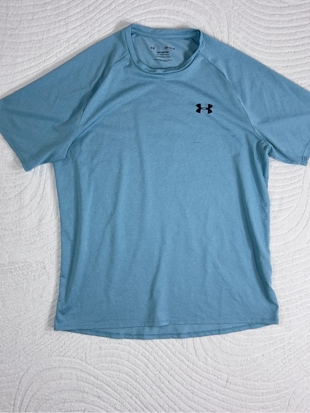 LG Light Blue Short Sleeve Men's Athletic Tee